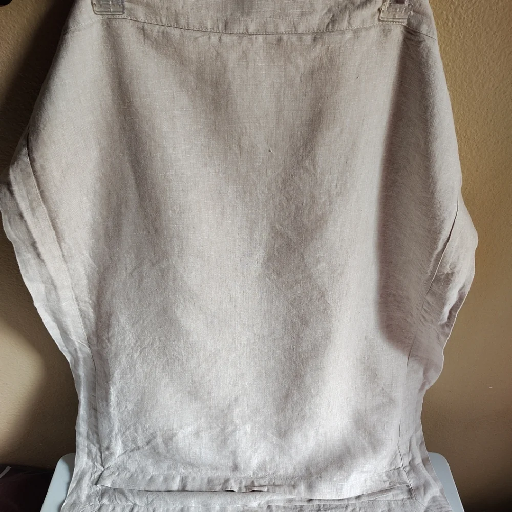 Restoration Hardware Beige 100% Linen Standard 24